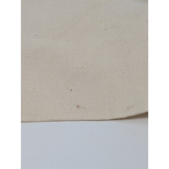 Tory Burch Drawstring Dust Bag Cover Canvas Shoes Purses 23" x 24" Beige - Picture 5 of 5